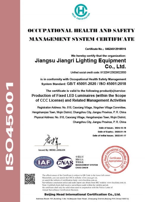 職業(yè)健康安全ISO45001（英文）